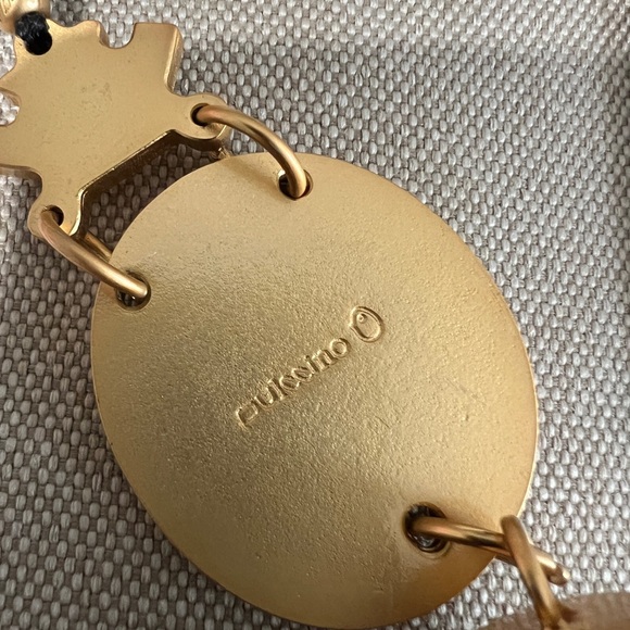 Luxurious Black and Gold Tassel Necklace - Picture 3 of 5